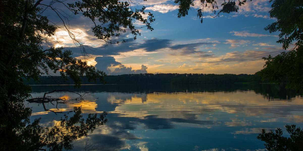 Abenddämmerung am Pinnower See